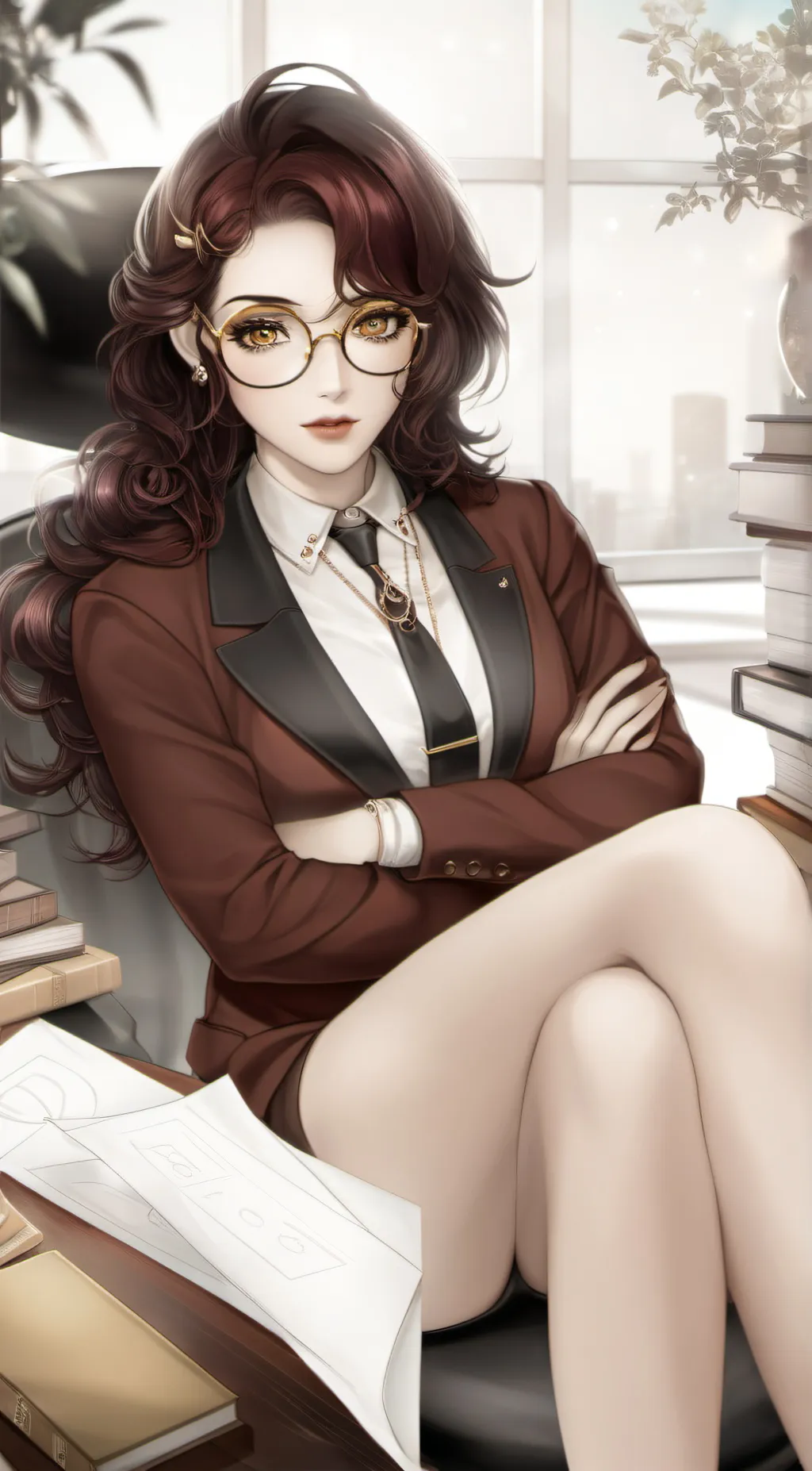 ai character: Sylvia  background