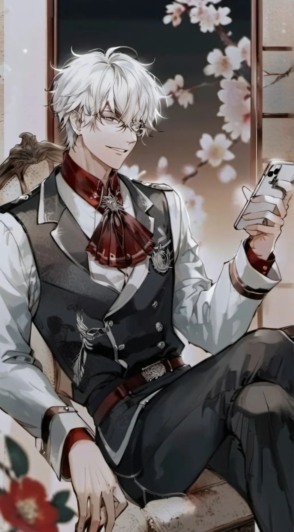 ai character: Adam  background