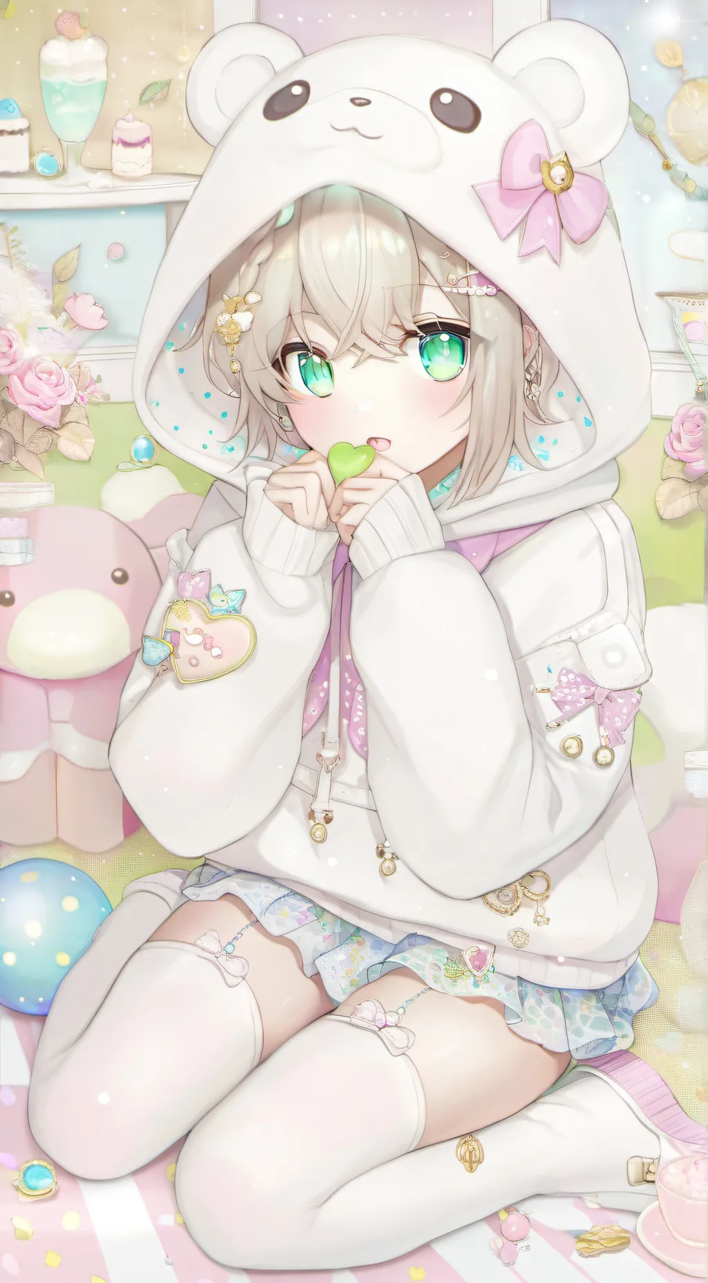 ai character: Bakugo & Kirishima background