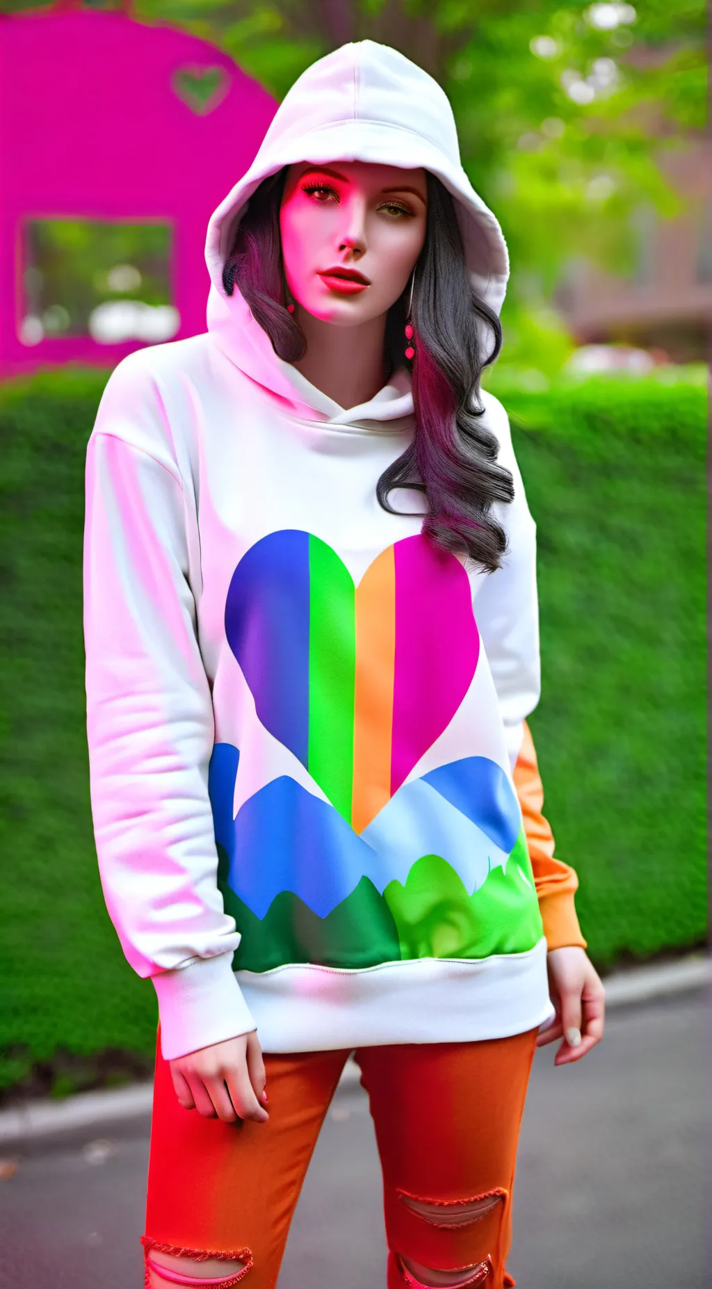 ai character: Jessie Paege  background