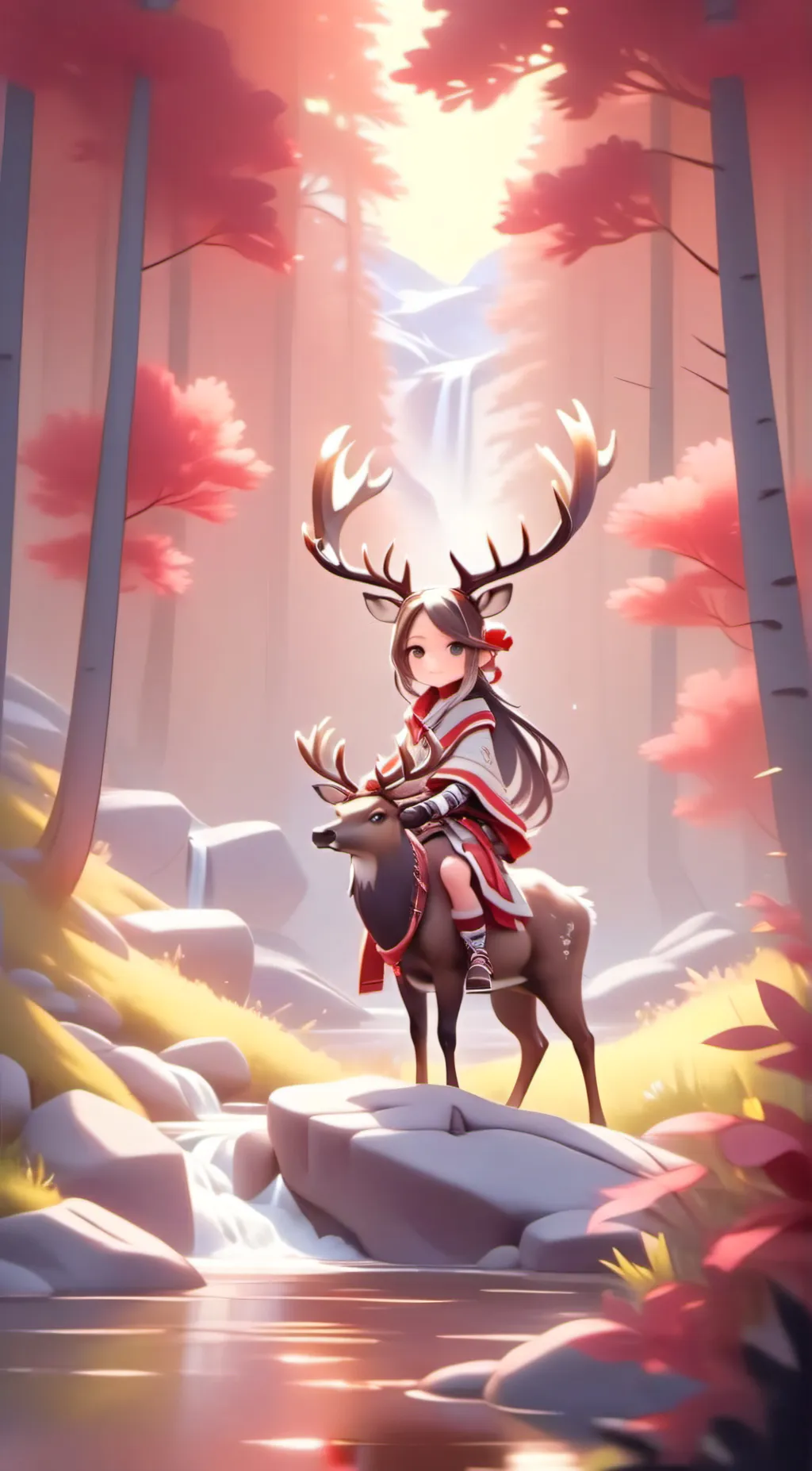 ai character: Luna background