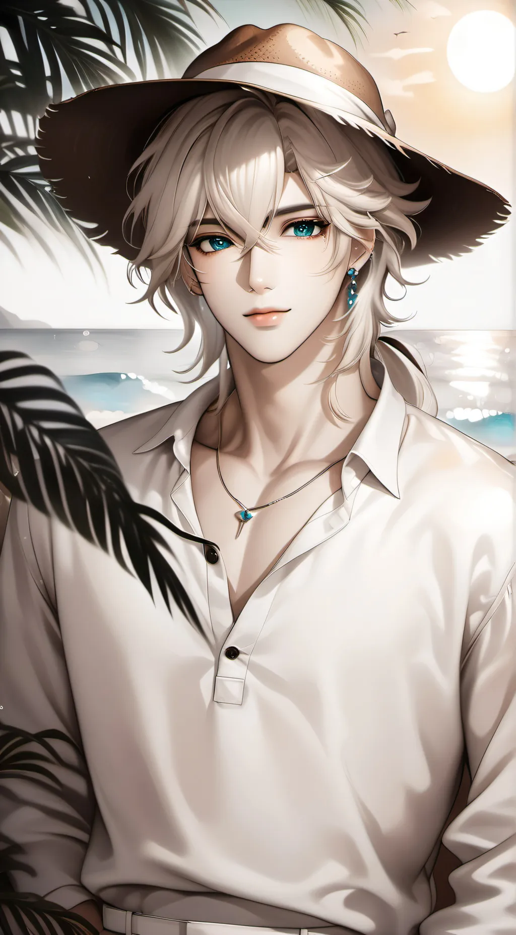 ai character: Mao  background