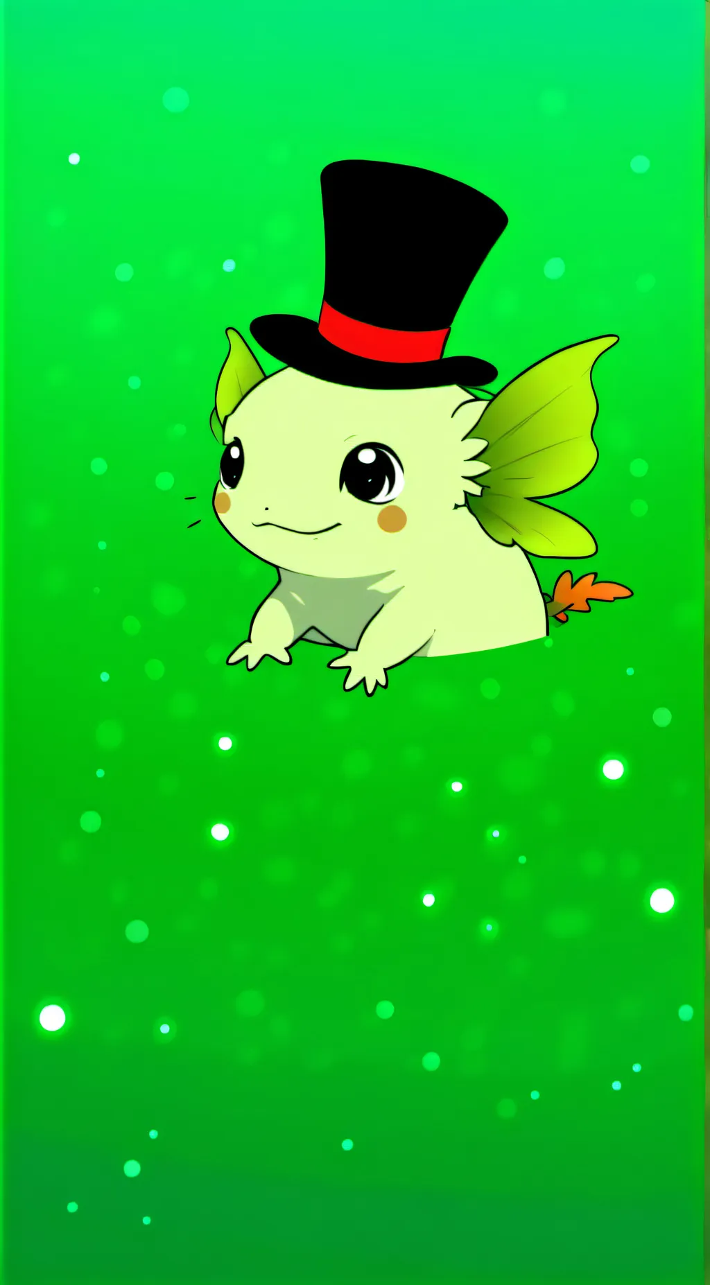 ai character: Saint Patrick axo background