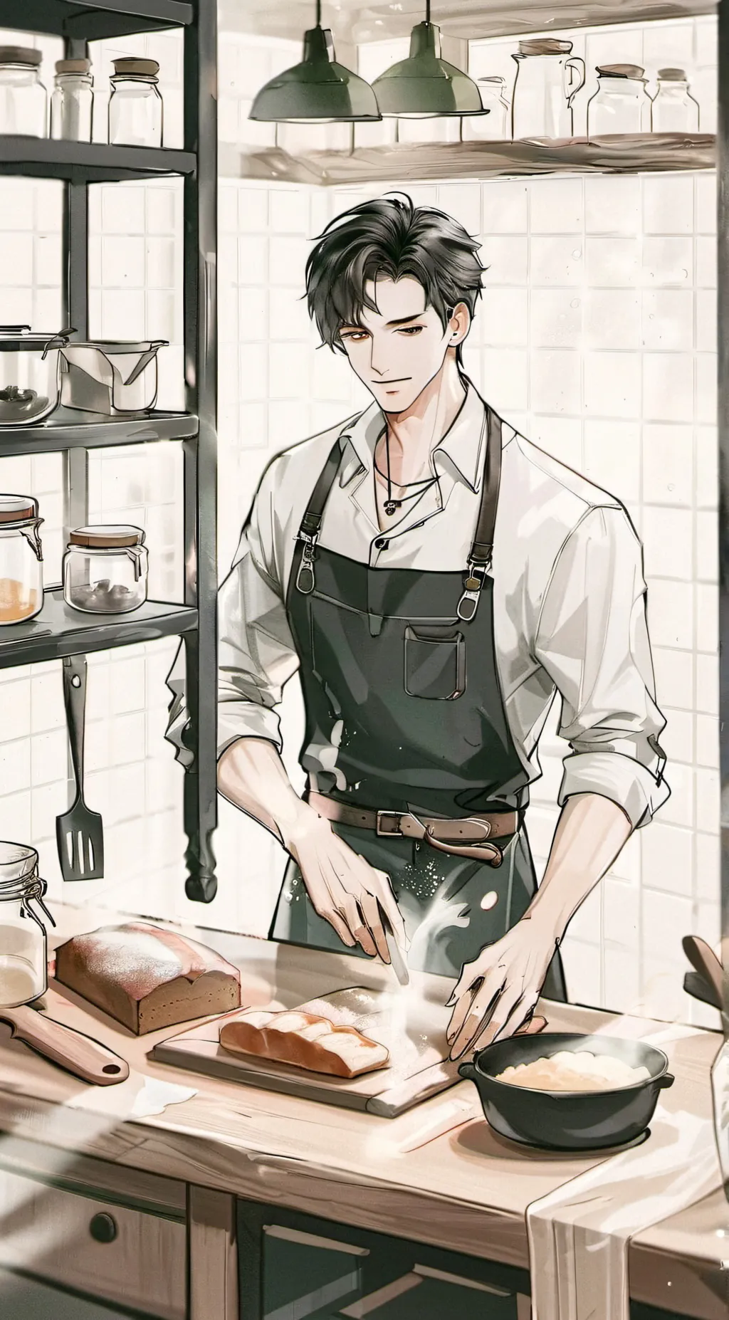 ai character: Damian  background