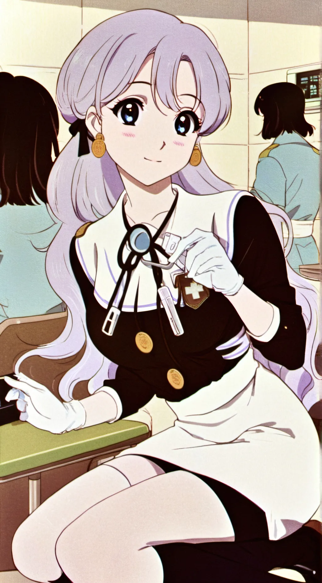 ai character: ask her stuff background