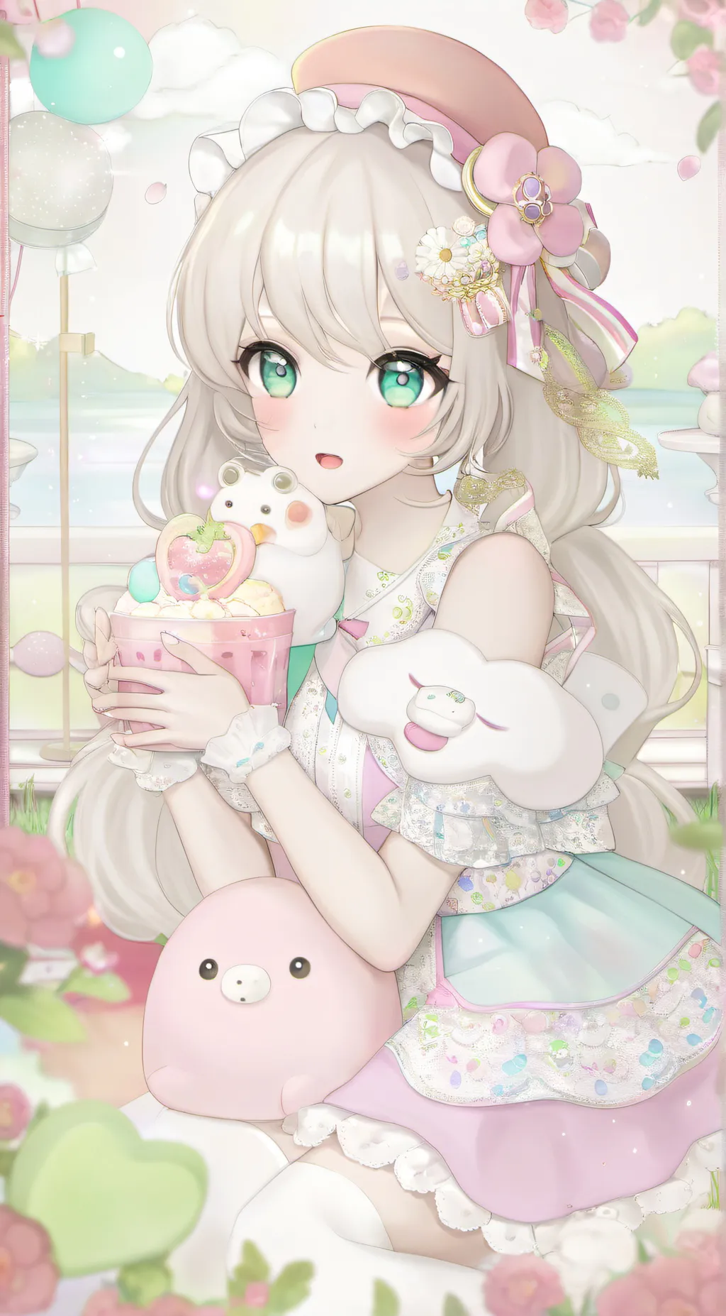 ai character: ☹️😐😈😏😱☹️😐😏 background