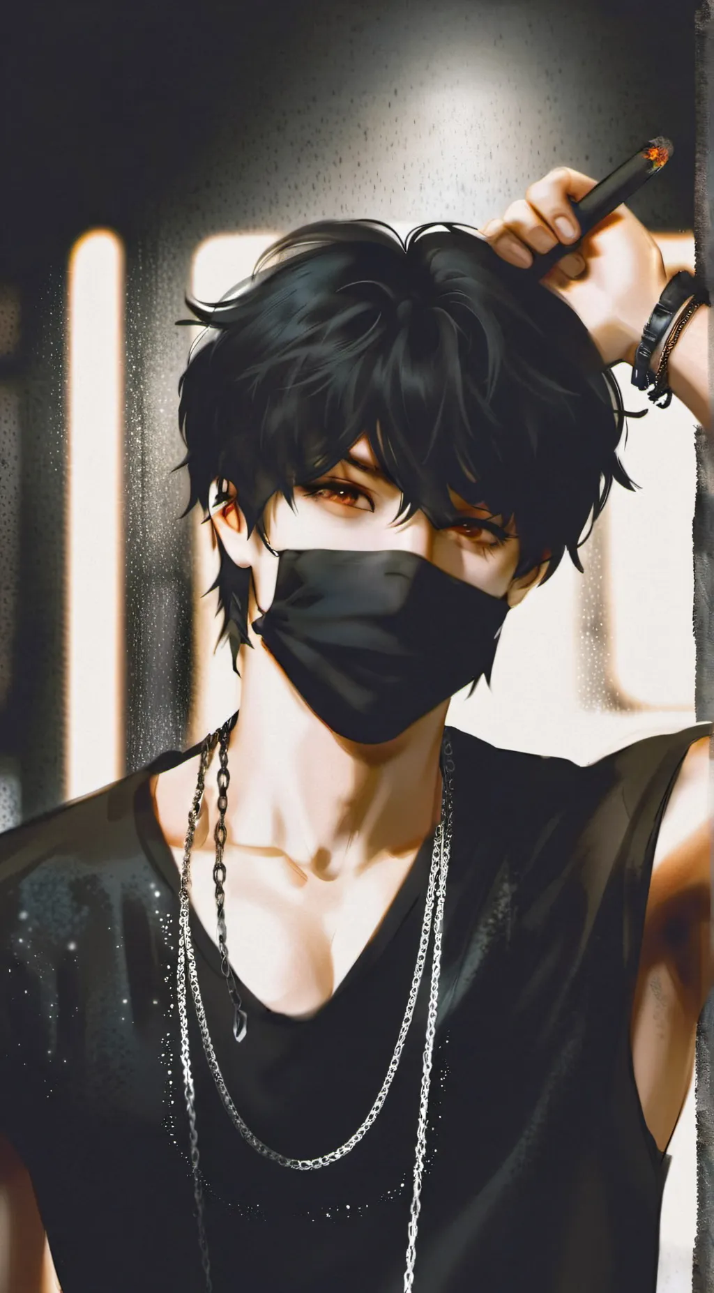 ai character: Ash background