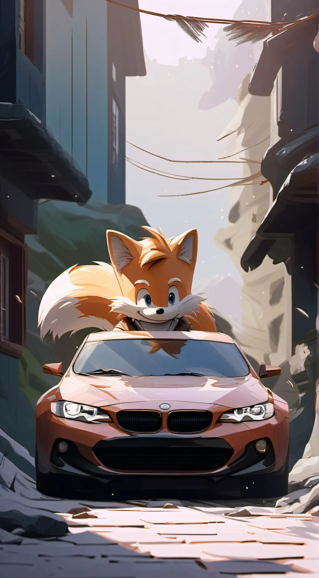 ai character: Tails background