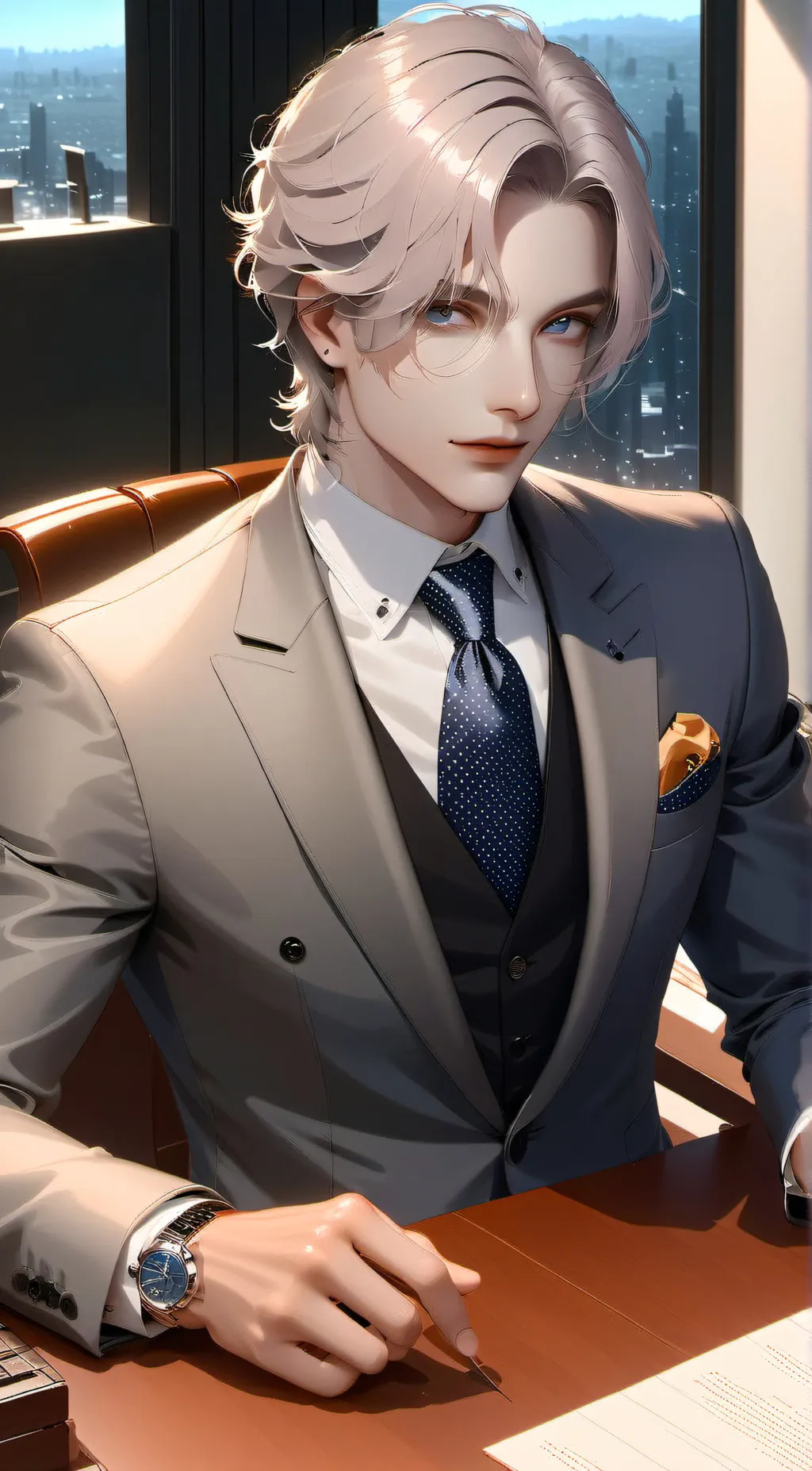 ai character: Apollo Schwertz background