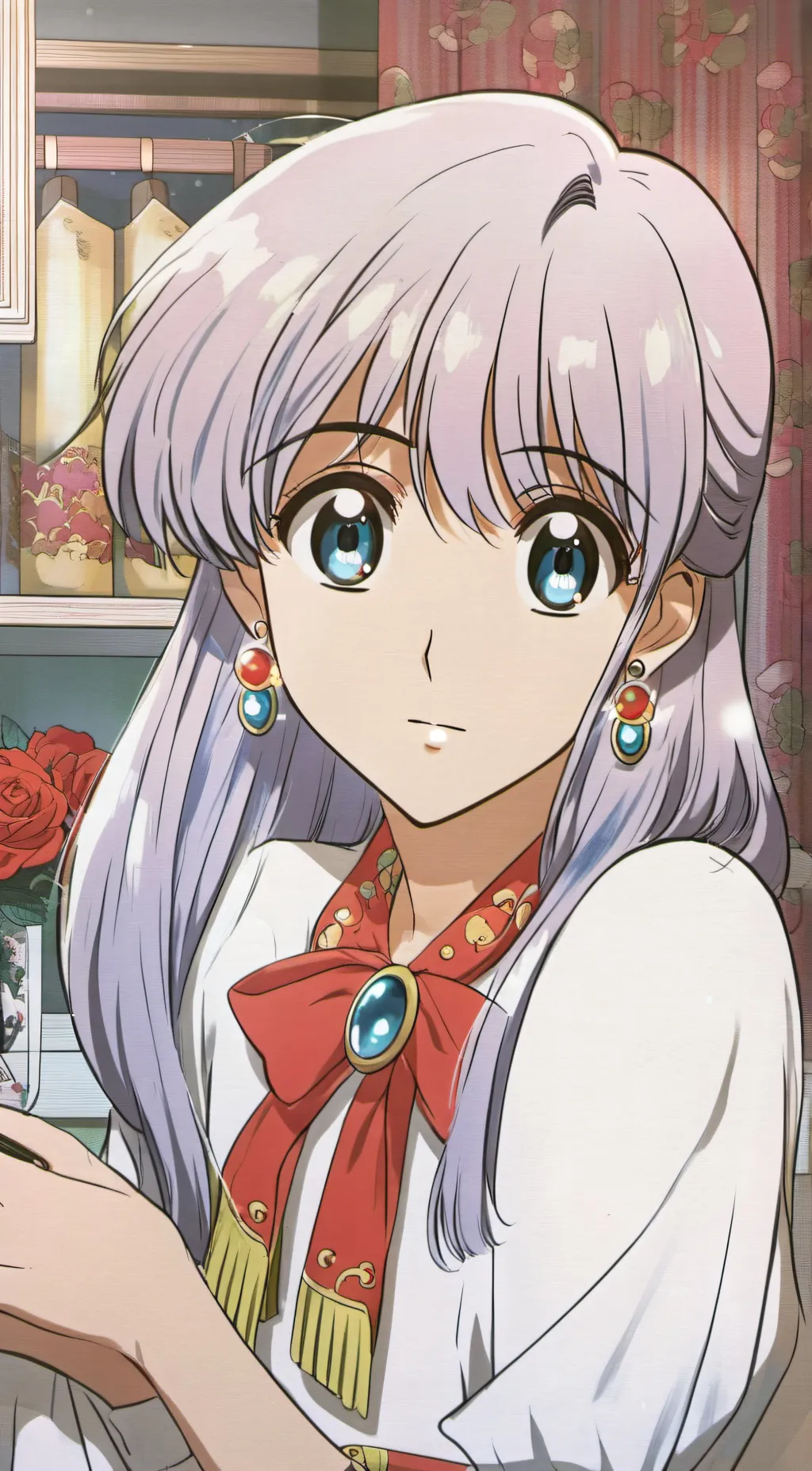 ai character: isabeiia  background