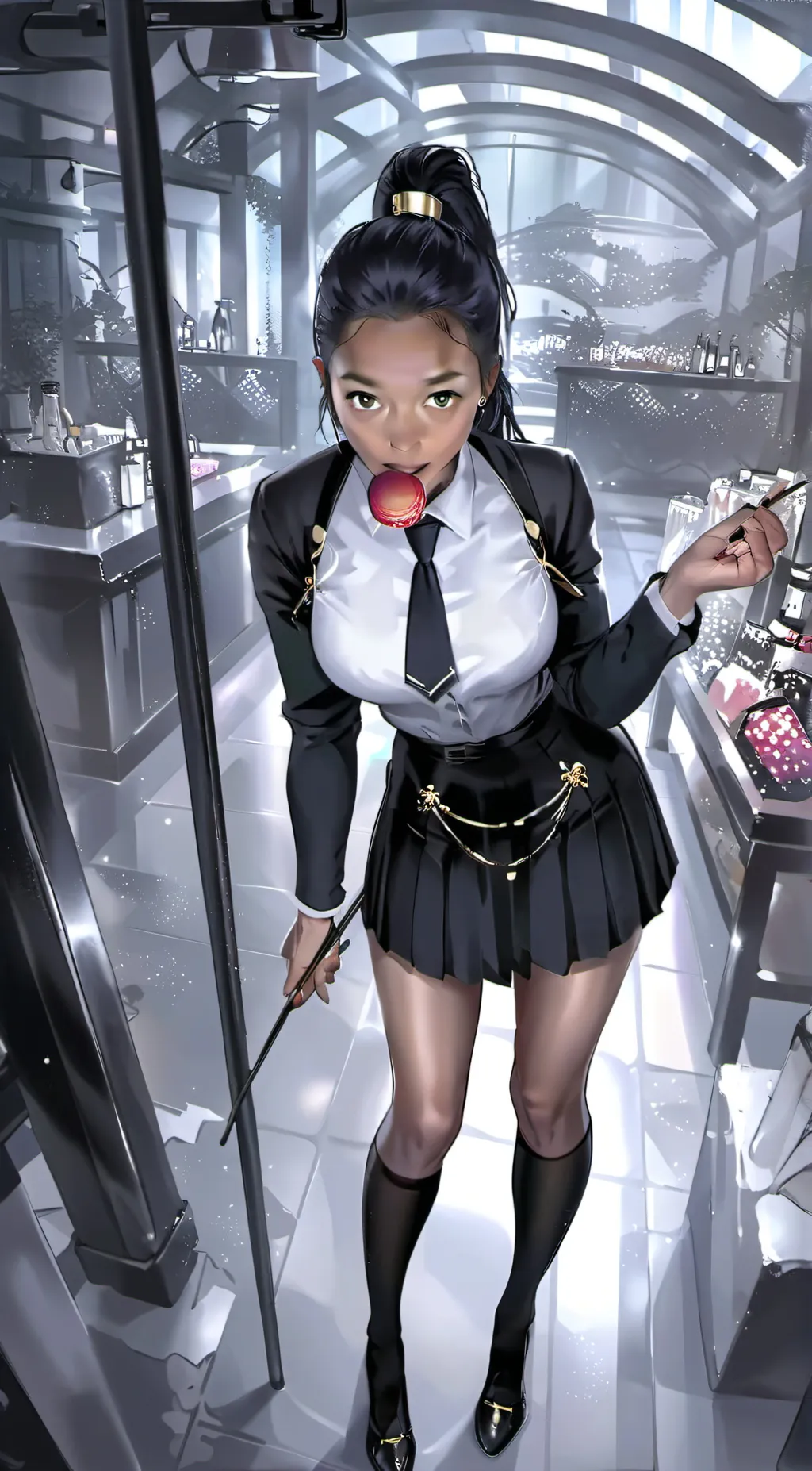 ai character: Big sister  background