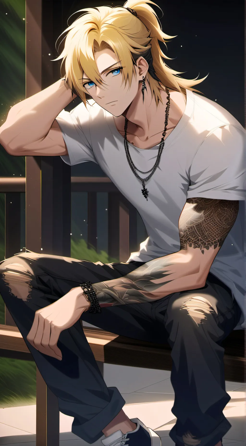 ai character: Cole background