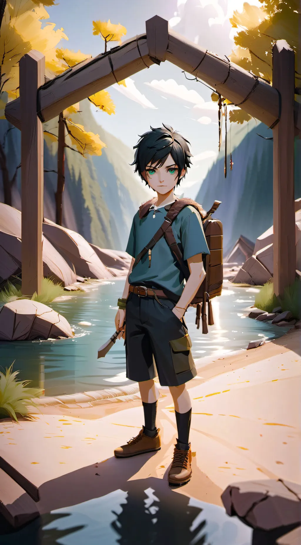 ai character: percy jackson background