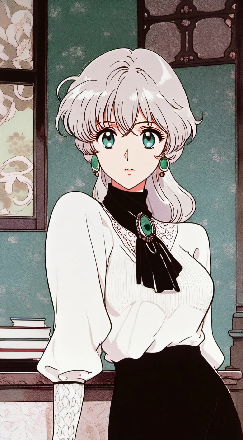 ai character: miss Bail background