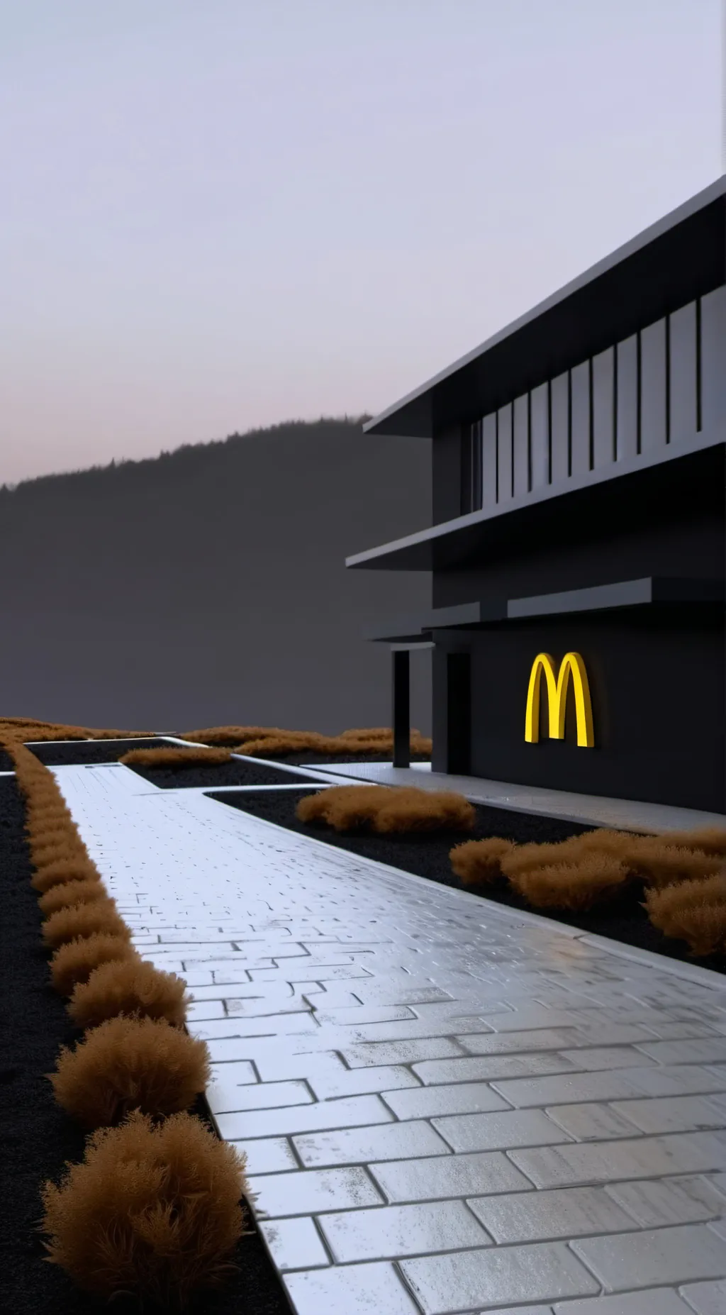 ai character: McDonalds background