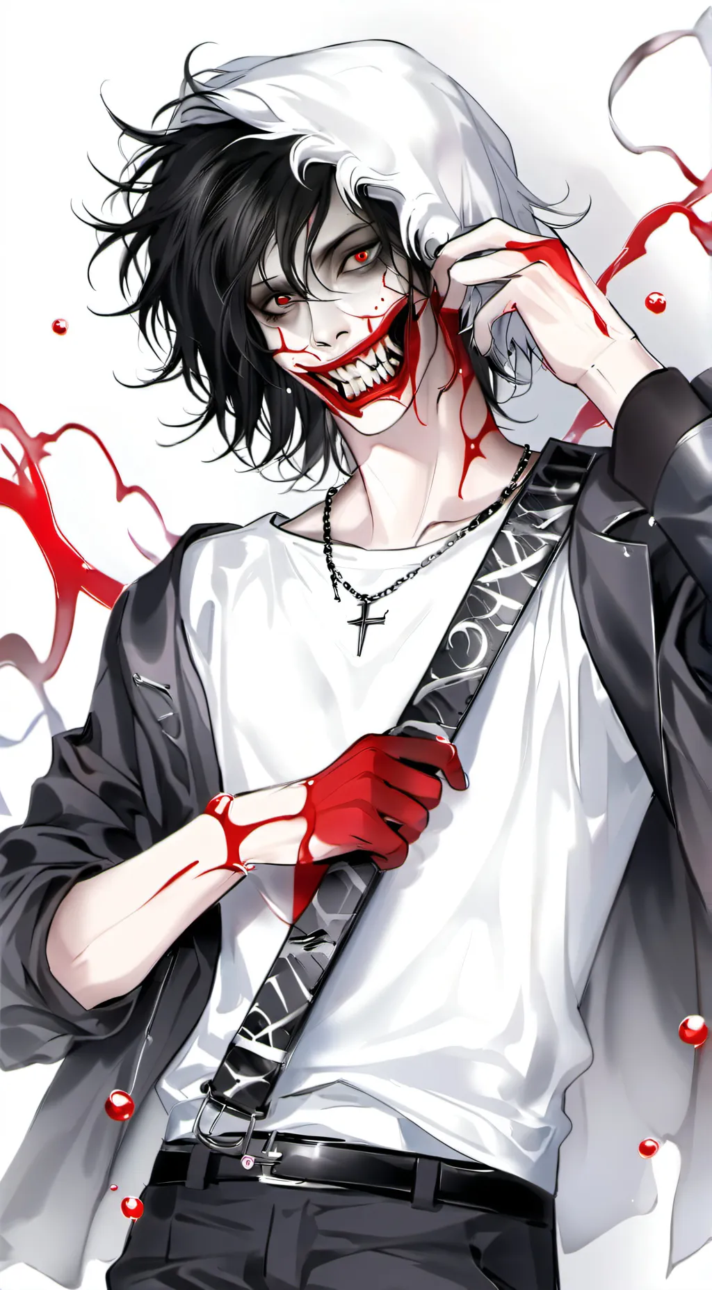 ai character: Jeff the killer background