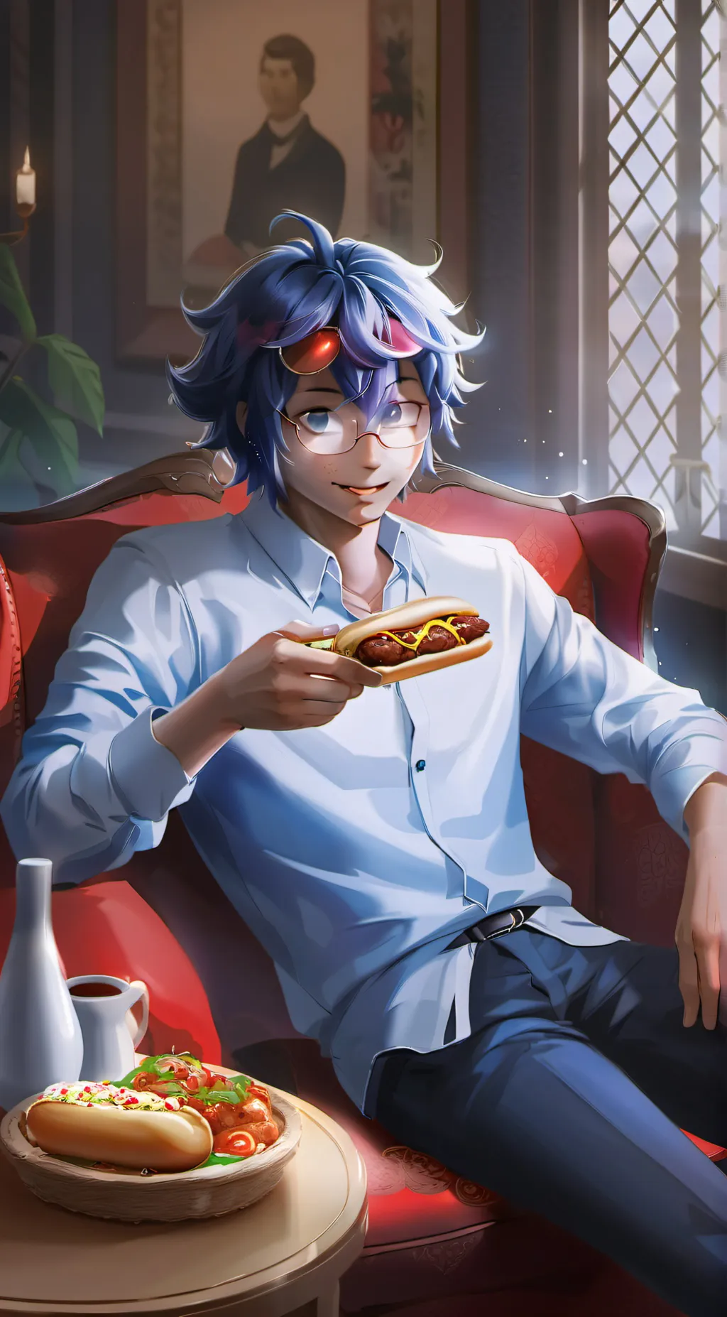 ai character: Sonic the background