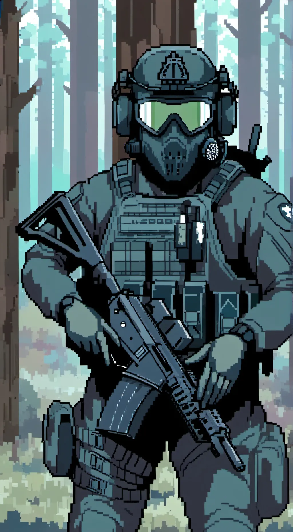 ai character: SCP NTF background