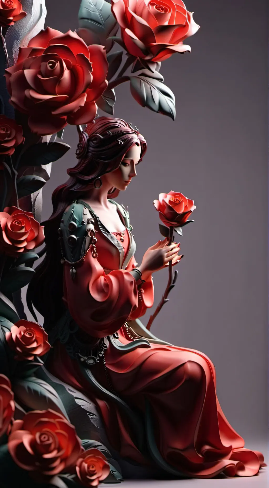 Talkie AI - Chat with Crimson Rose 🌹 