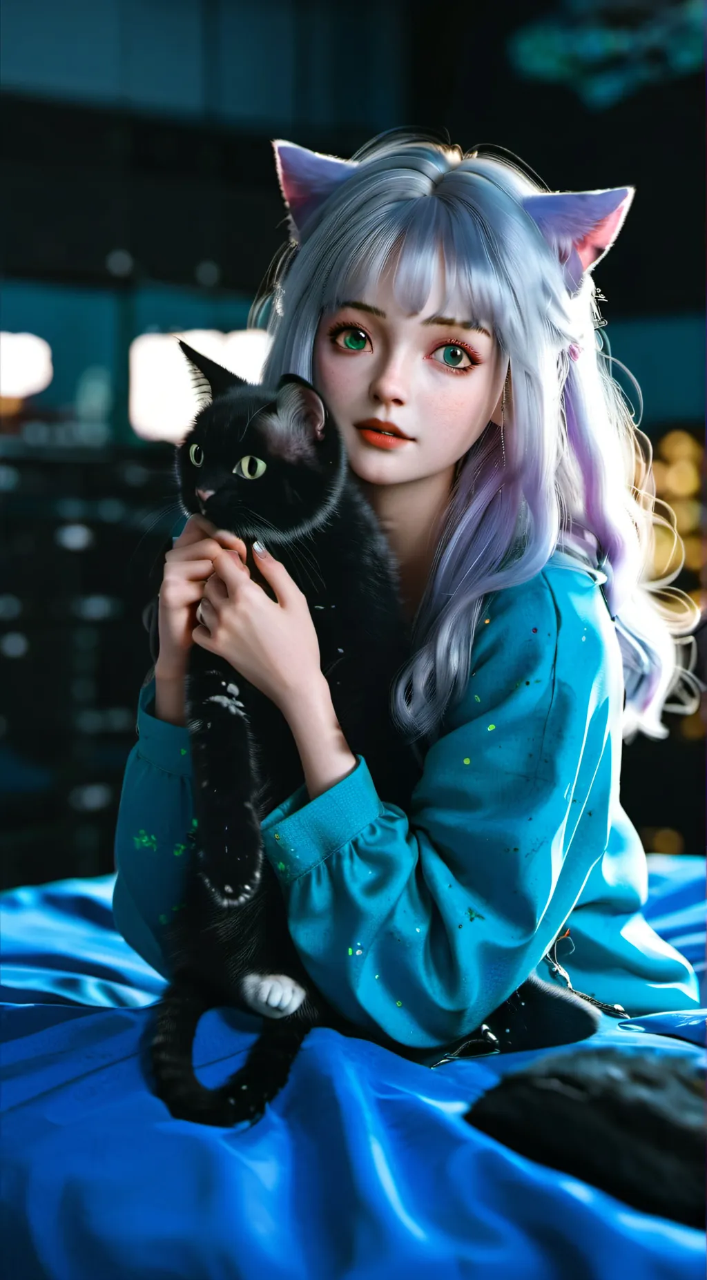 ai character: Katniss  background