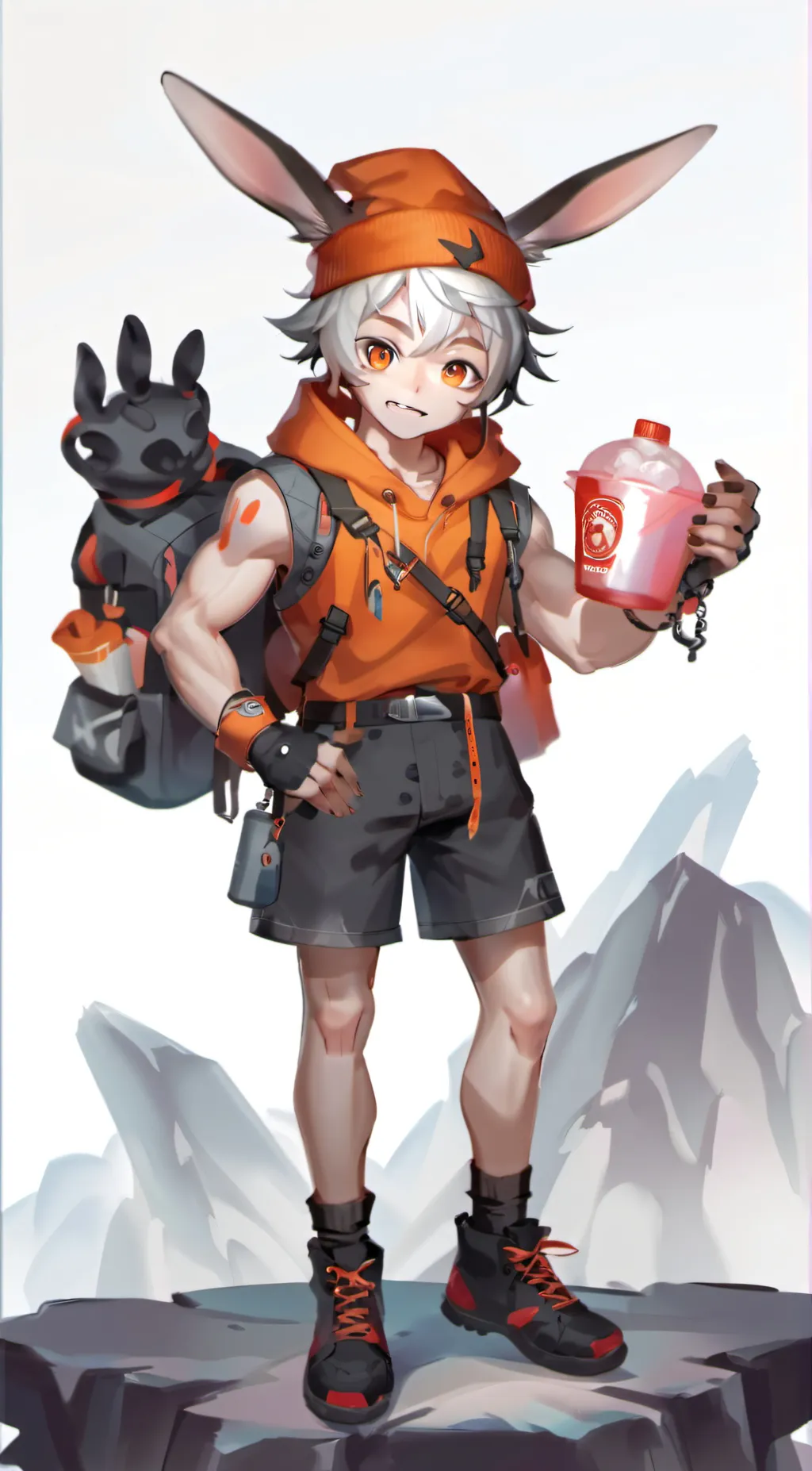 ai character: Bunny bf background
