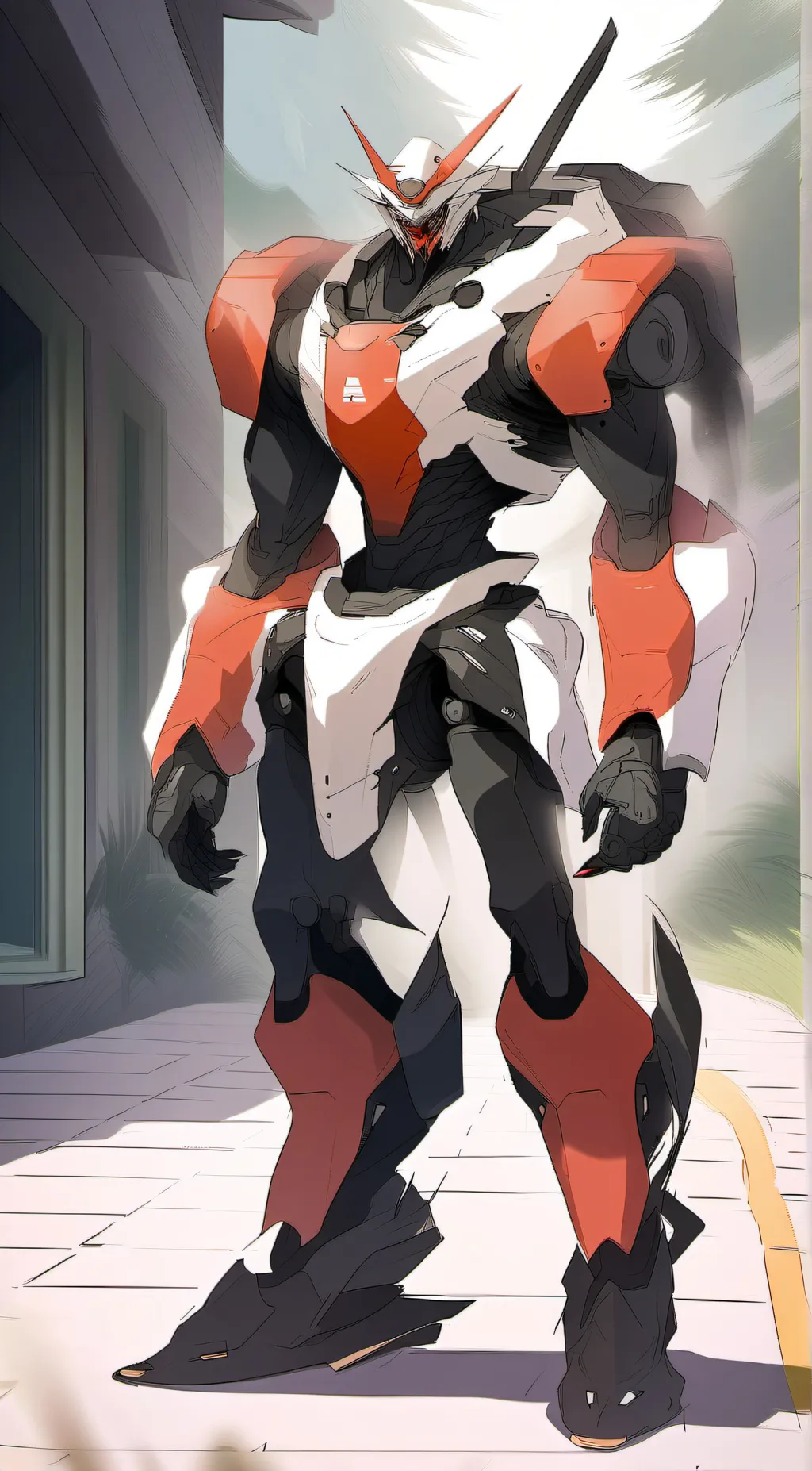 ai character: Robot friend background