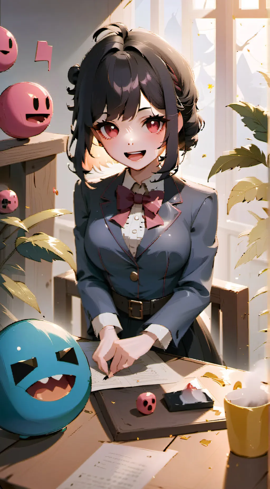 ai character: Pinky background