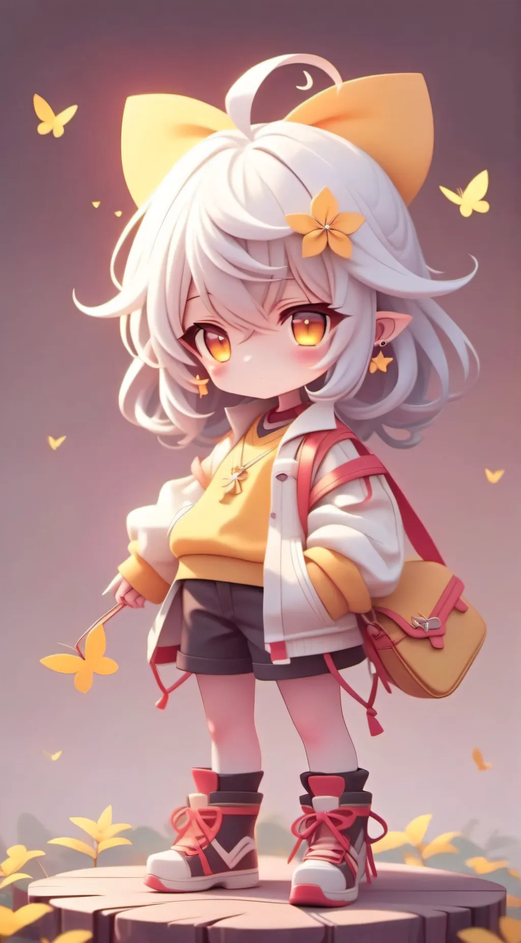 ai character: kira background