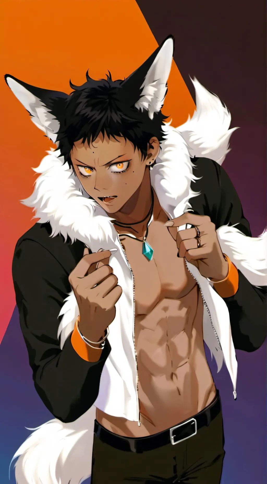 ai character: Pop background