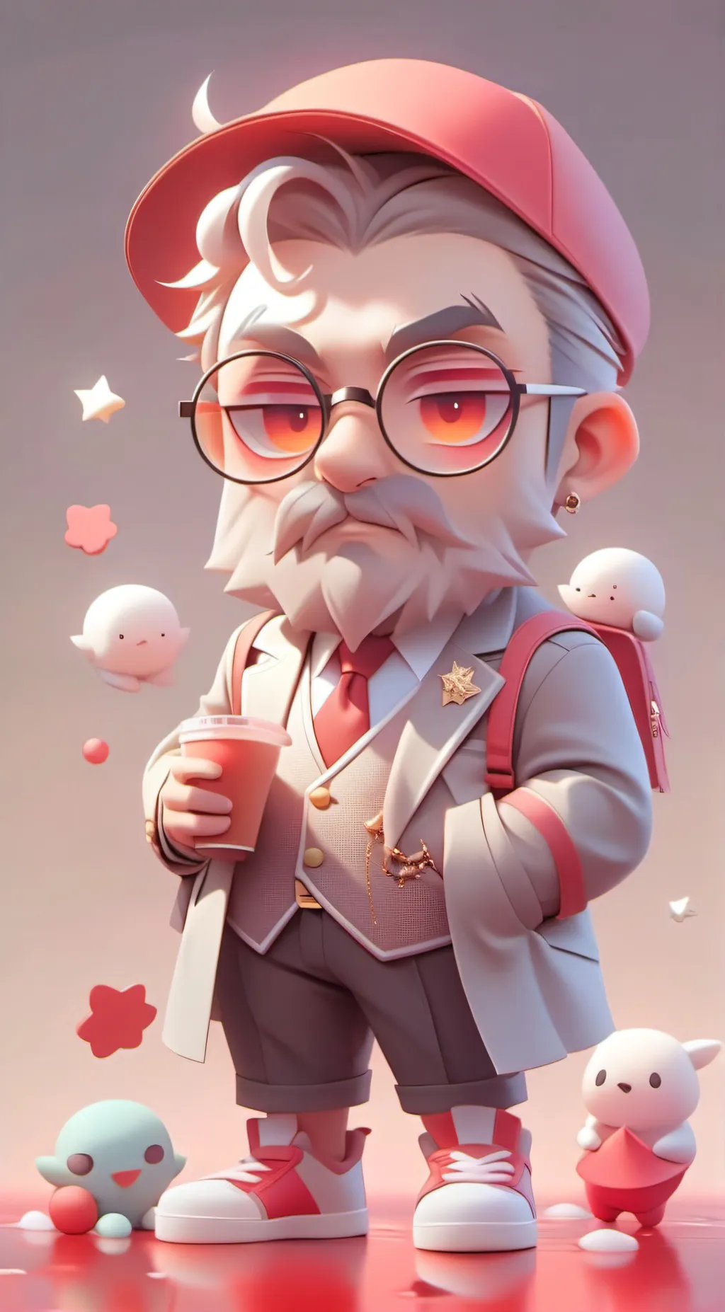 ai character: weird strict dad 3 background