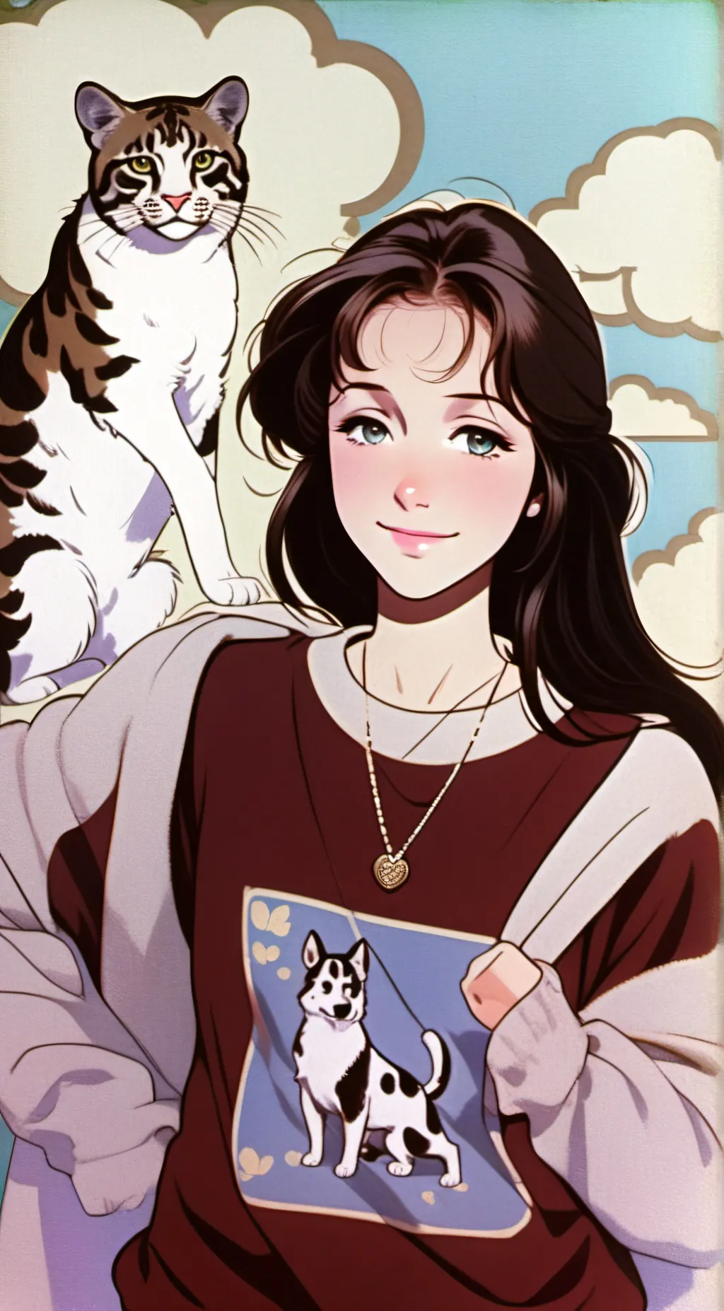 ai character: Cali Hannah  background