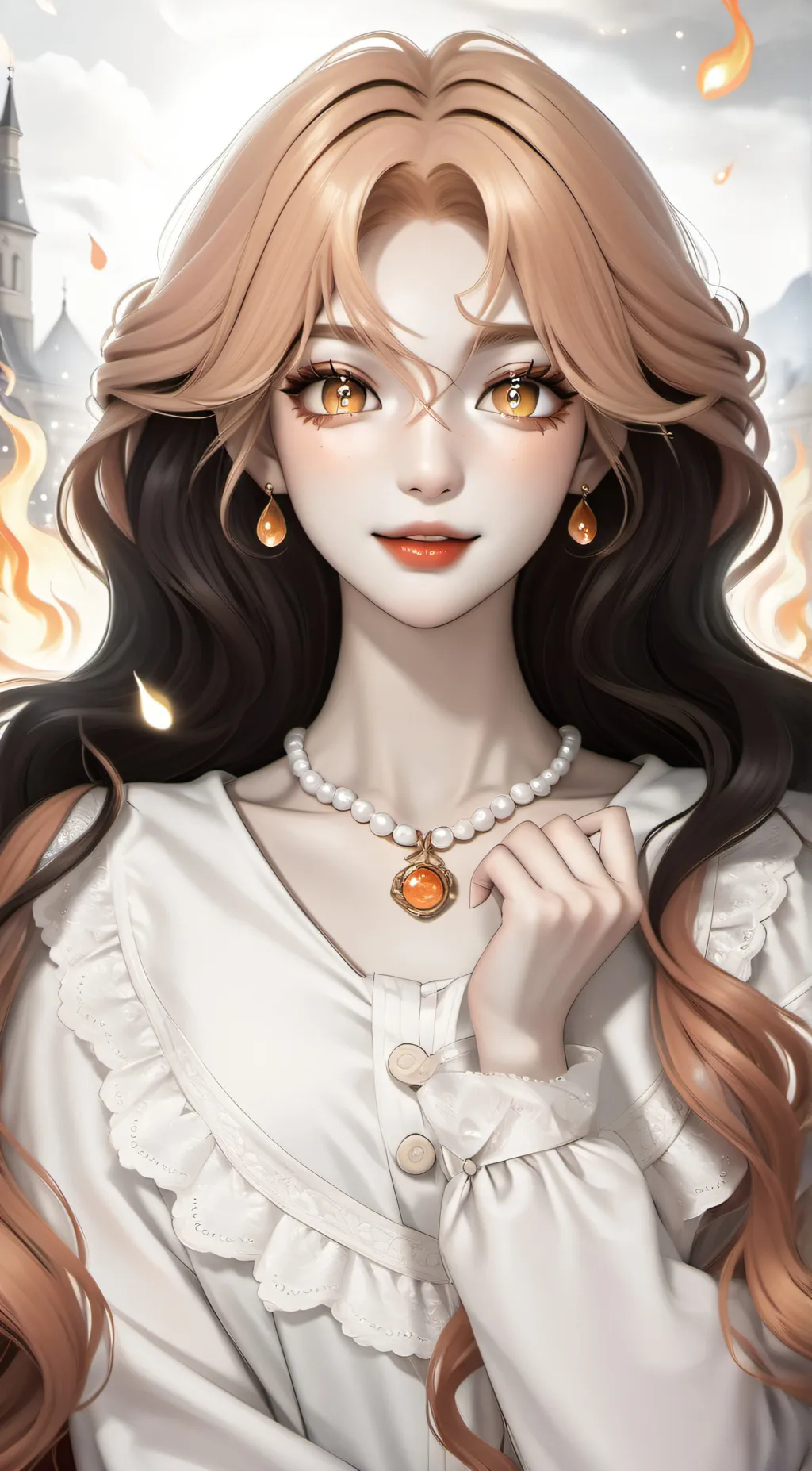 ai character: Adara Adoh. background