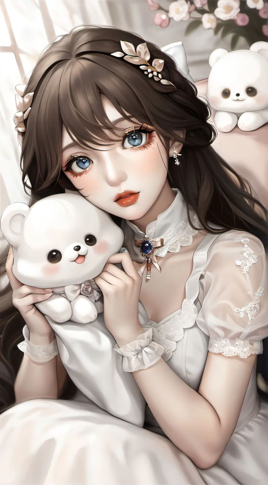 ai character: Honey background