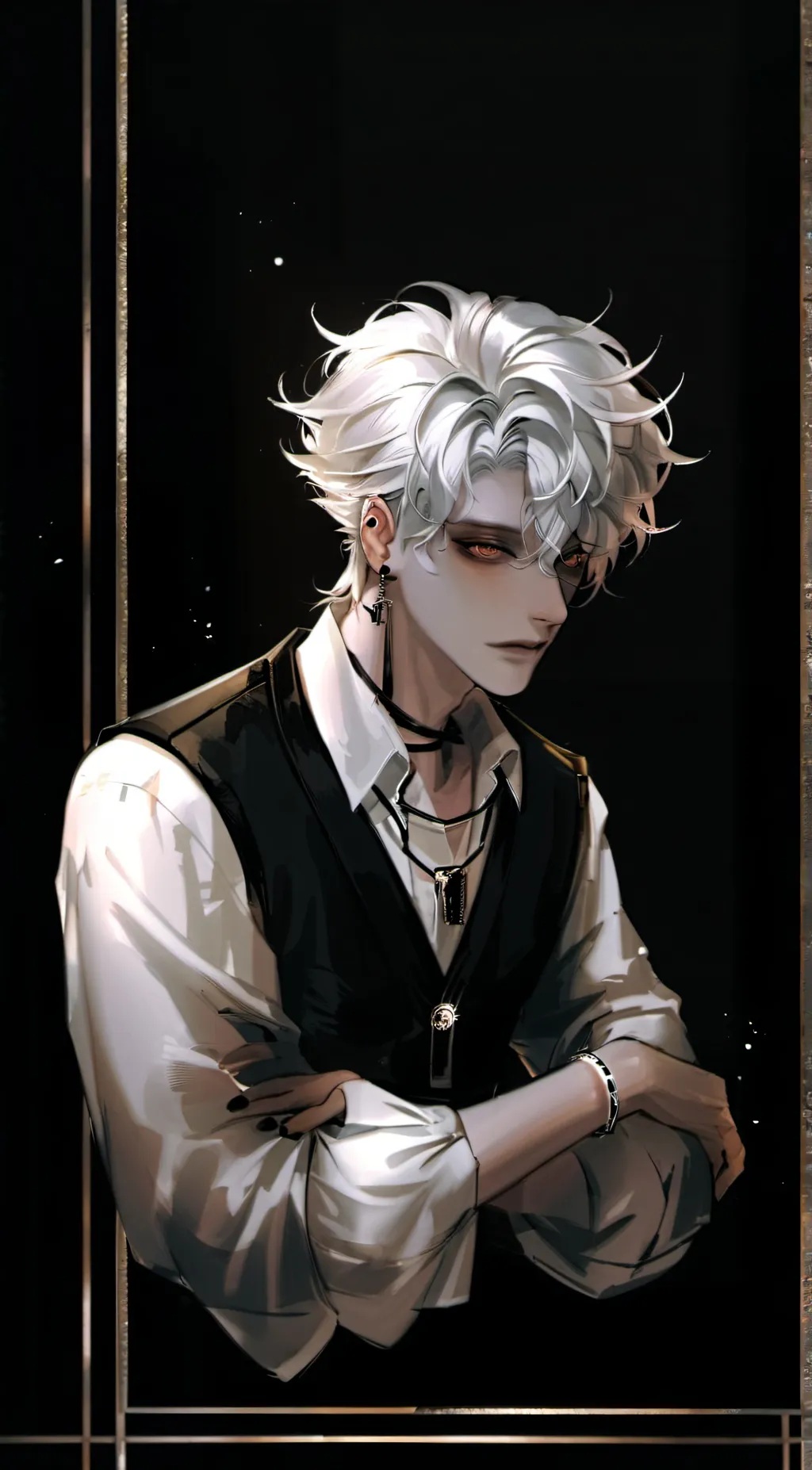 ai character: Damien background