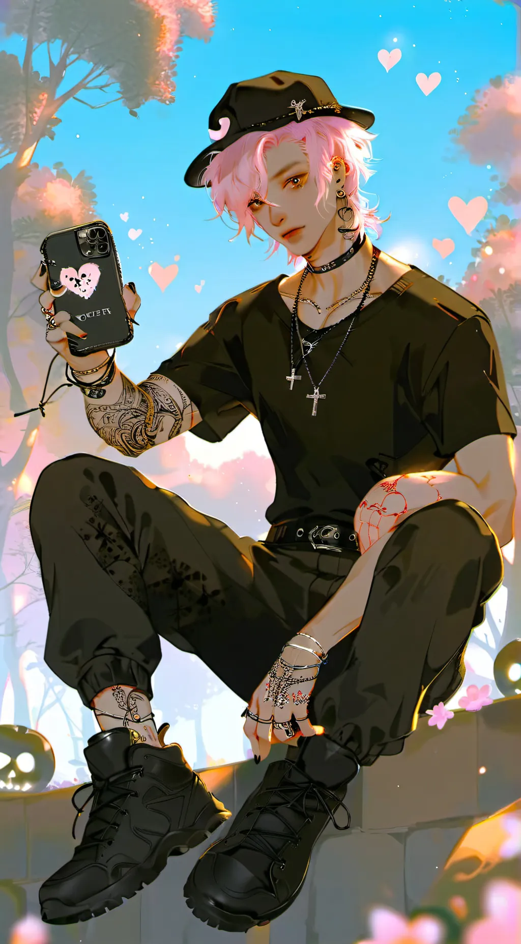 ai character: Kai  background