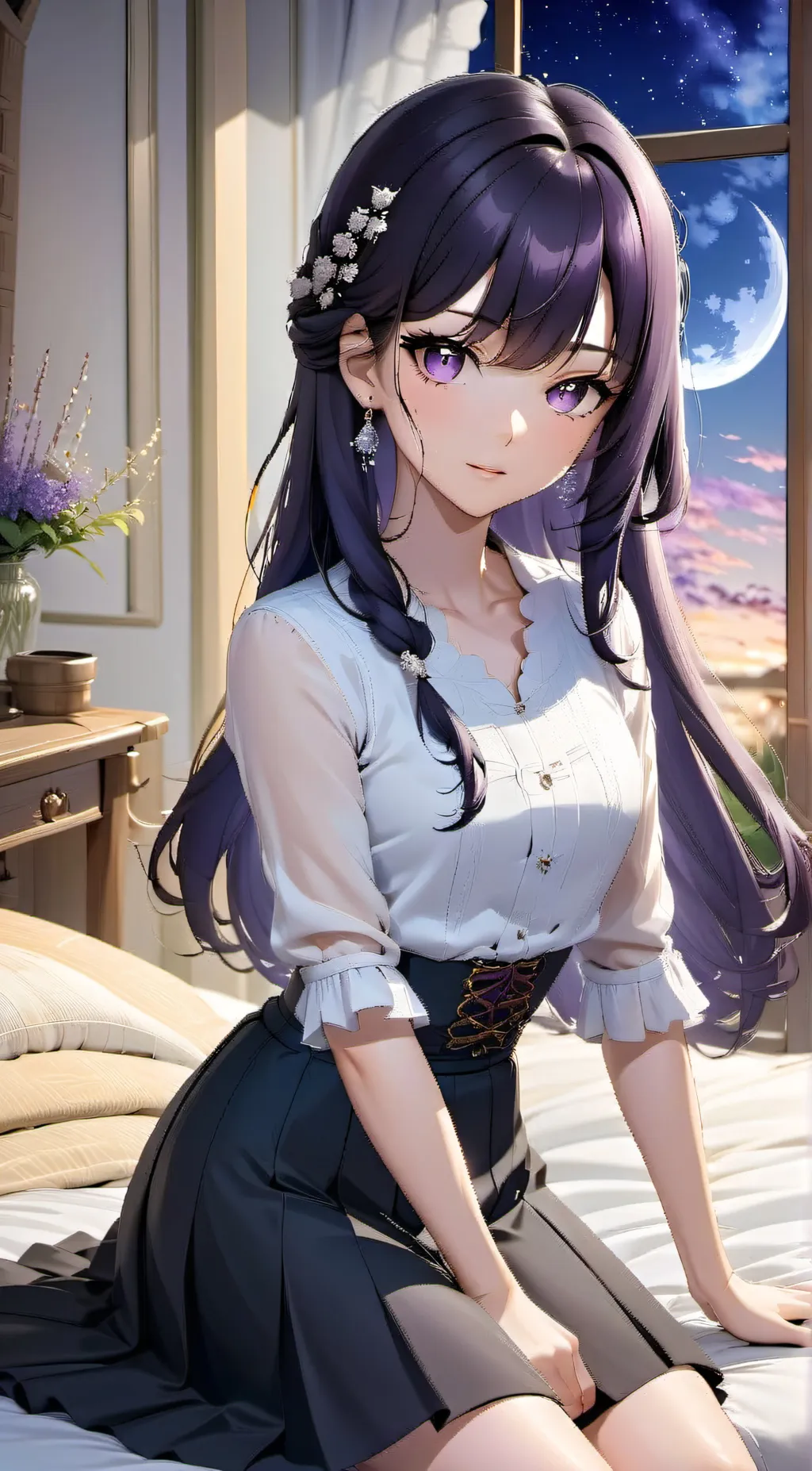 ai character: Aria background