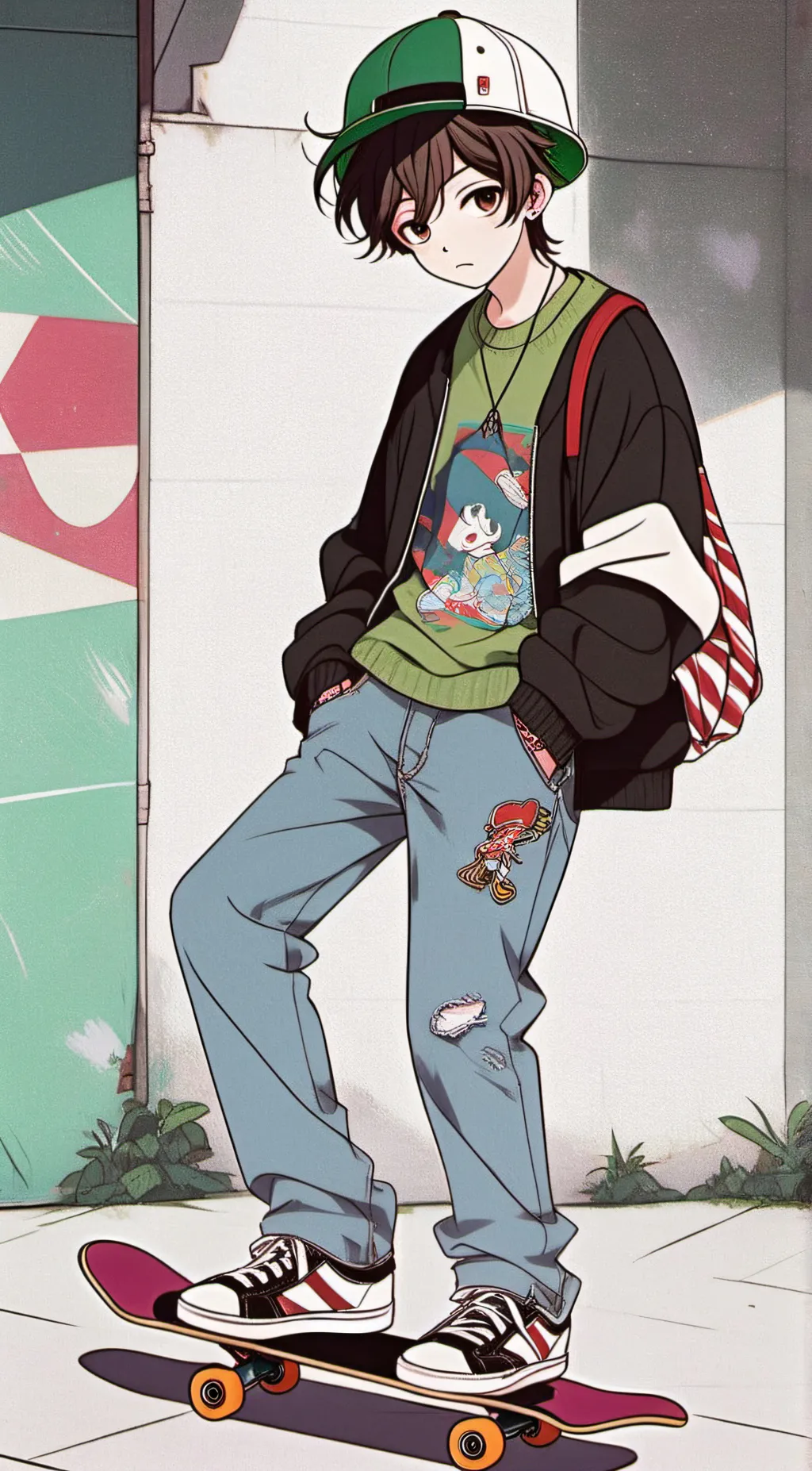 ai character: Alex  background