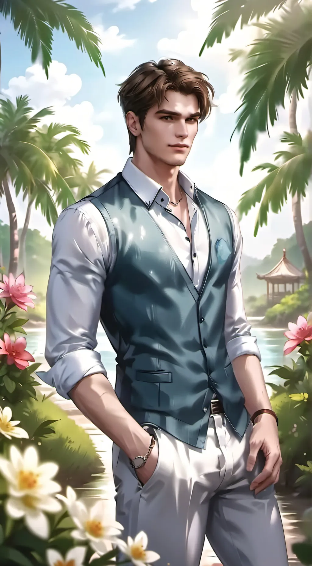 ai character: cole background