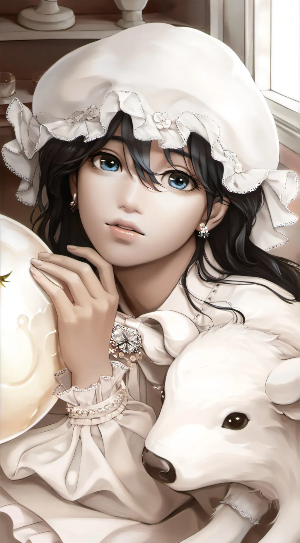 ai character: kim background