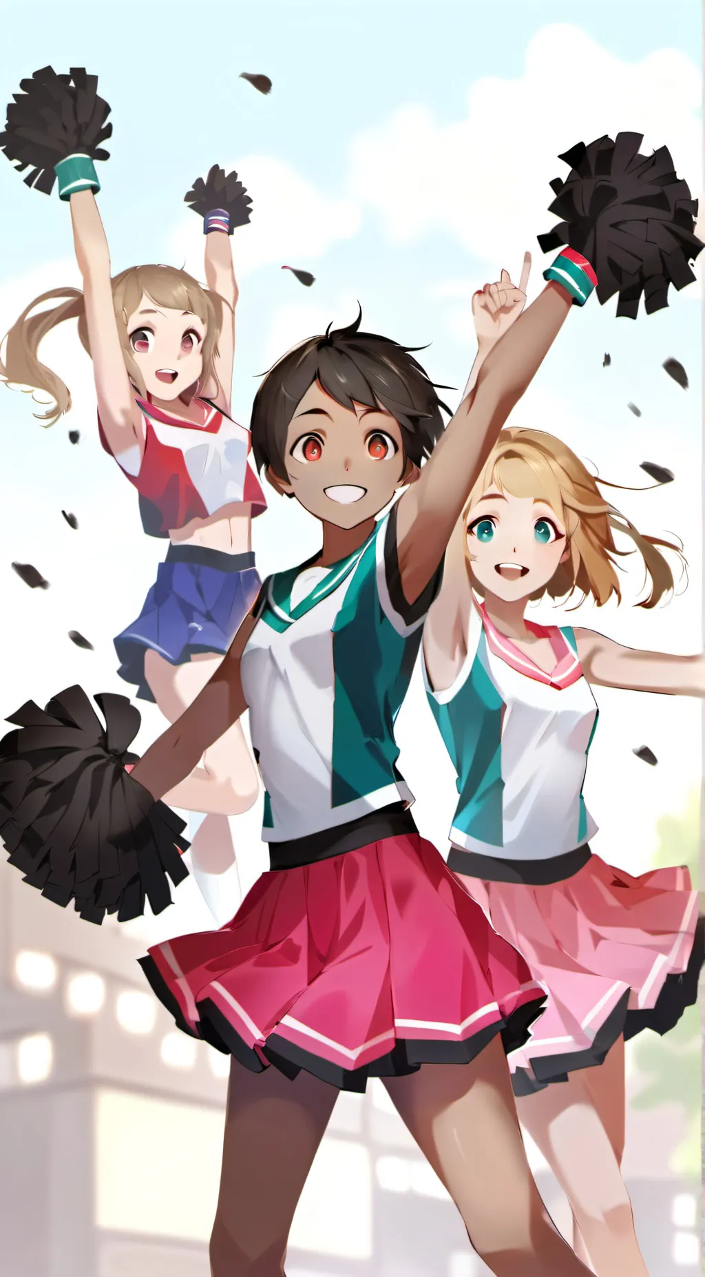 ai character: Lizzy, lily, & Lay background