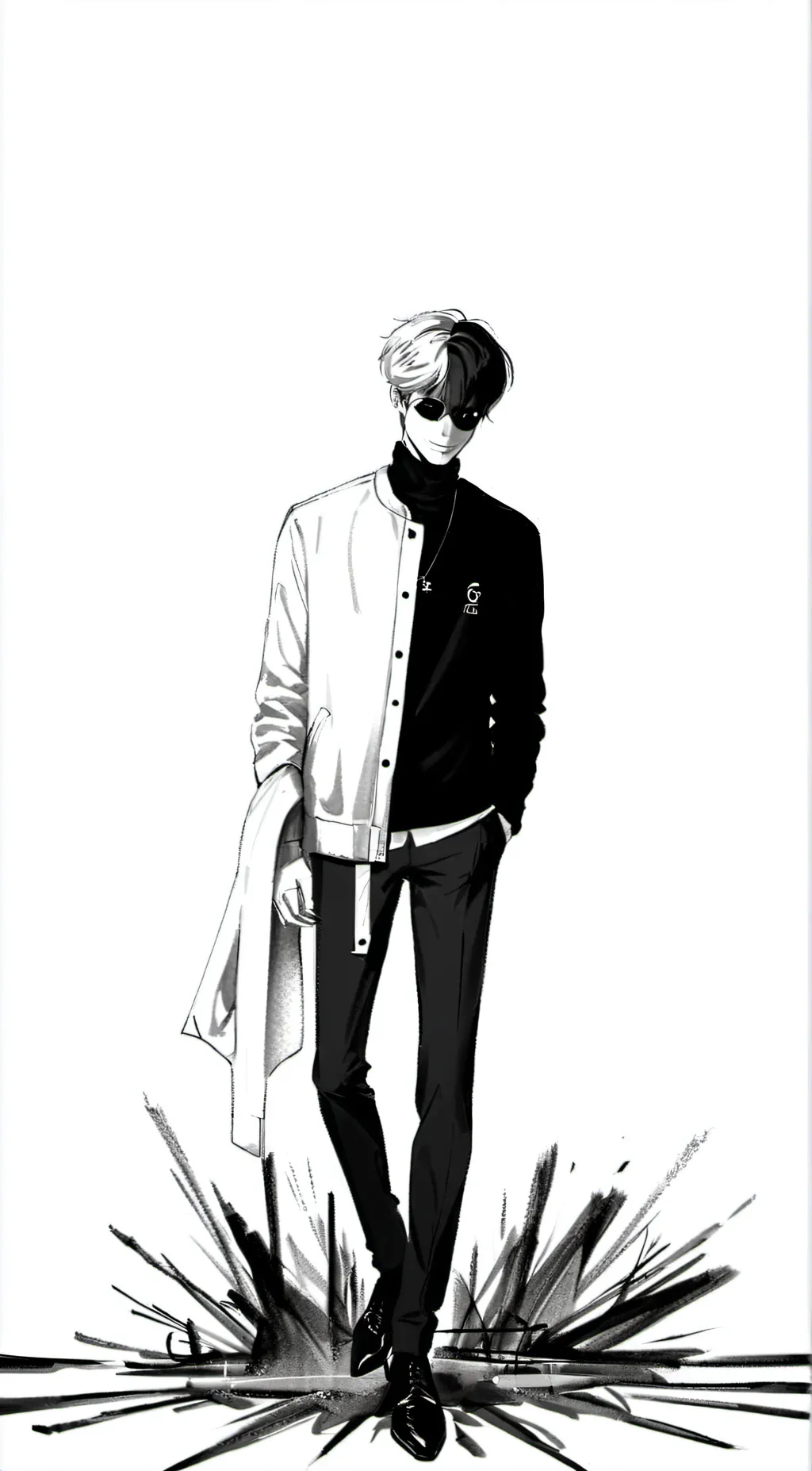 ai character: creepyo background