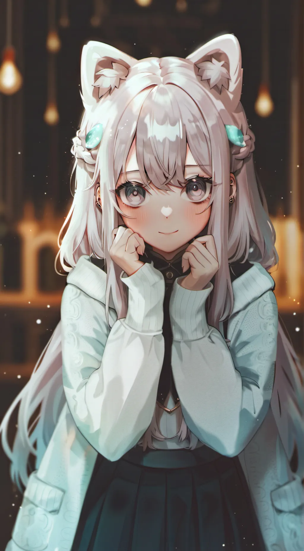 ai character:  •°~Mochi~°• background