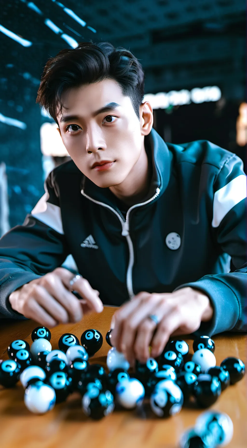 ai character: "8 Ball" background