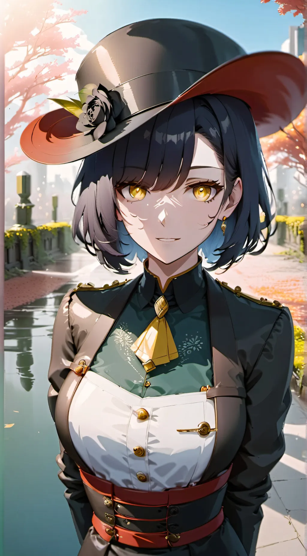 ai character: lady nacht background