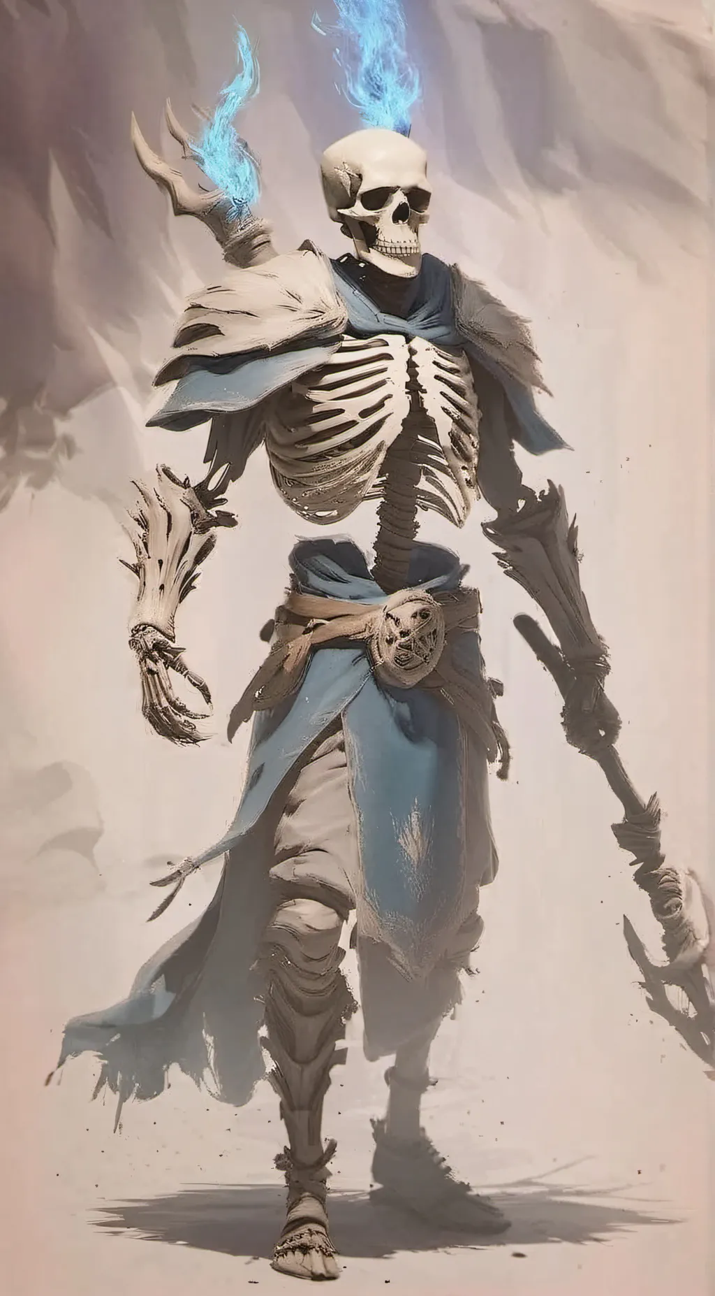 ai character: Grimm Death background