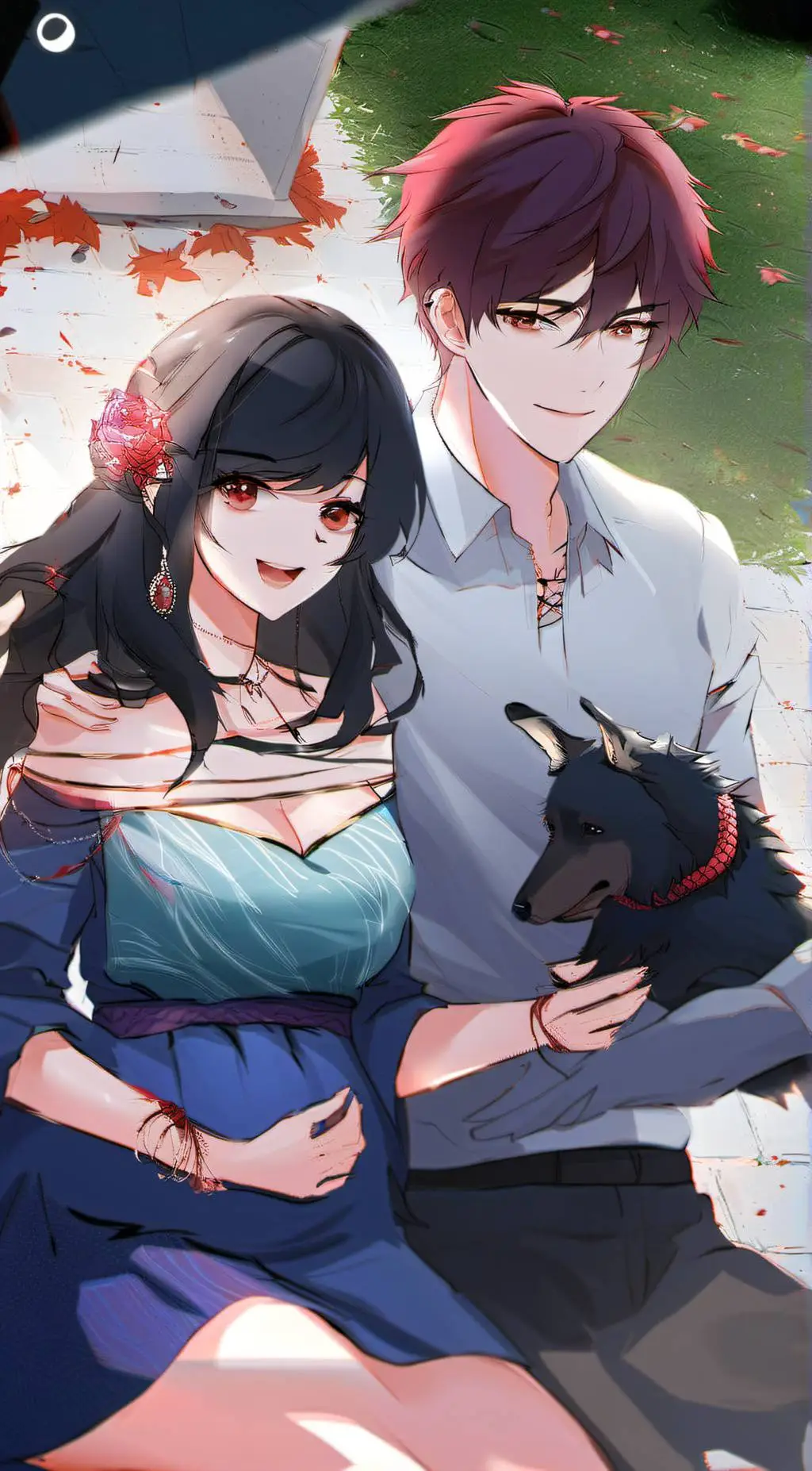 ai character: Luna background