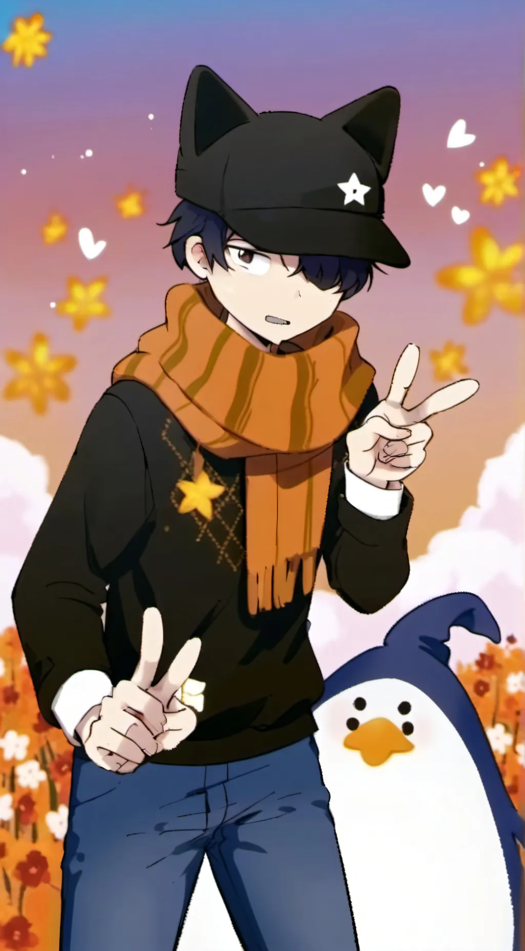 ai character: Only girls world background