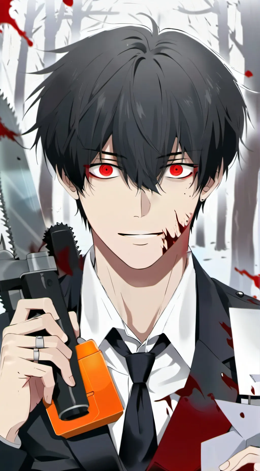 ai character: Hunter background