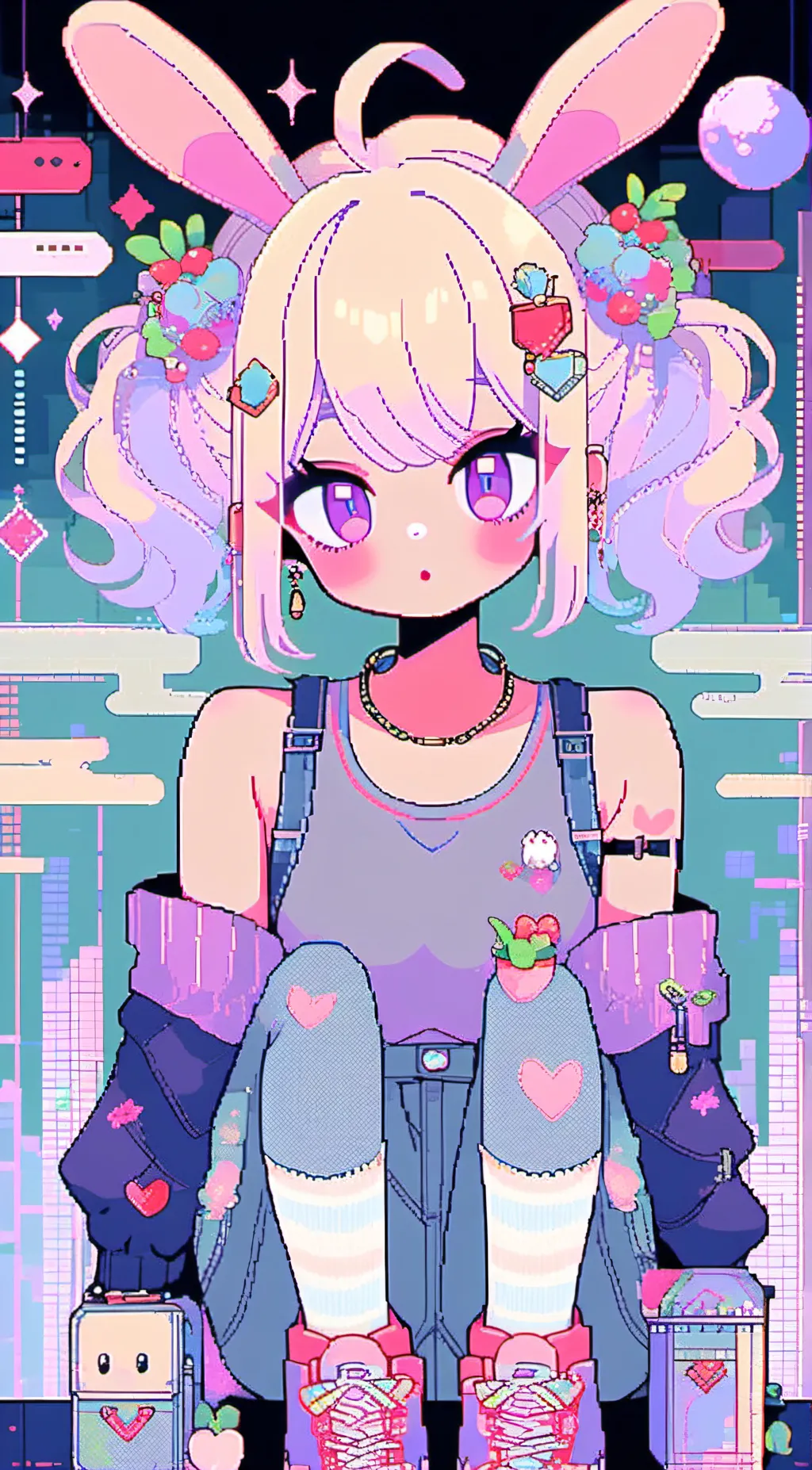 ai character: Pinky 💞 background