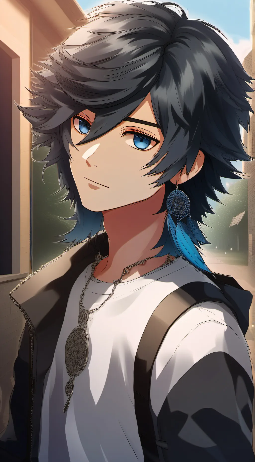 ai character: berry Aquarius  background